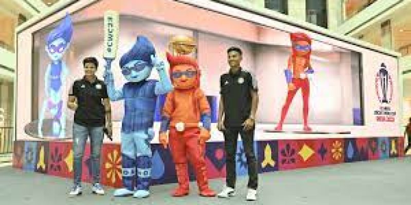 ICC Unveils Male and Female Mascots For Cricket World Cup 2023