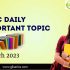 Daily Quiz on Current Affairs by Gkseries – 7&8 March 2023