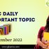 Daily Quiz on Current Affairs by Gkseries – 11&12 December 2022