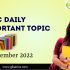 Daily Quiz on Current Affairs by Gkseries – 23 December 2022