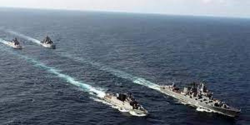 INS Tabar conducted military exercise with Italian Navy in Tyrrhenian Sea