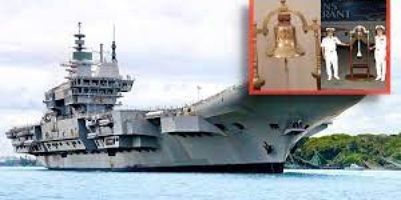 INS Vikrant gets back its ‘original’ 1961 bell
