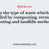 Which method is best suitable for disposing of plastic wastes and polythene bags?