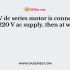 Which of the following dc motor has approximately constant speed?