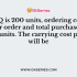 In the technique of inventory control, quantities in the hand of each item or class of stock are reviewed periodically say 30, 45, or 60 days