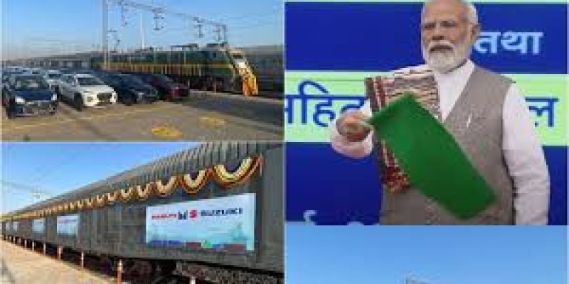 Prime Minister Narendra Modi Inaugurates India’s First Automobile In-Plant Railway Siding