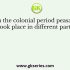 Peasant agitations led by different organisations that took place between 1945 and 1947 in different parts