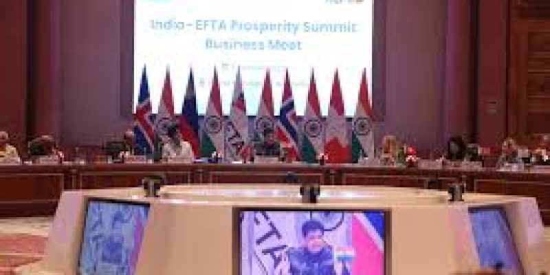 India, EFTA trade Agreement 2025 comes into force