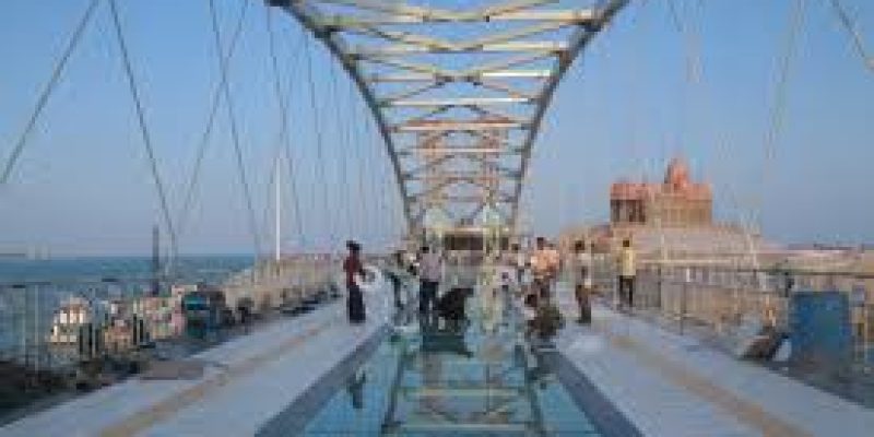 India Gets Its First Glass Bridge at Kanniyakumari