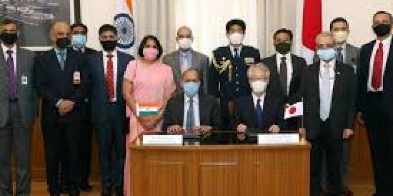 Reciprocal supplies & services between armed forces of India and Japan