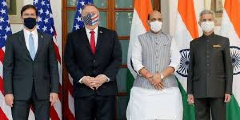 India and the US signed the Basic Exchange and Cooperation Agreement (BECA)