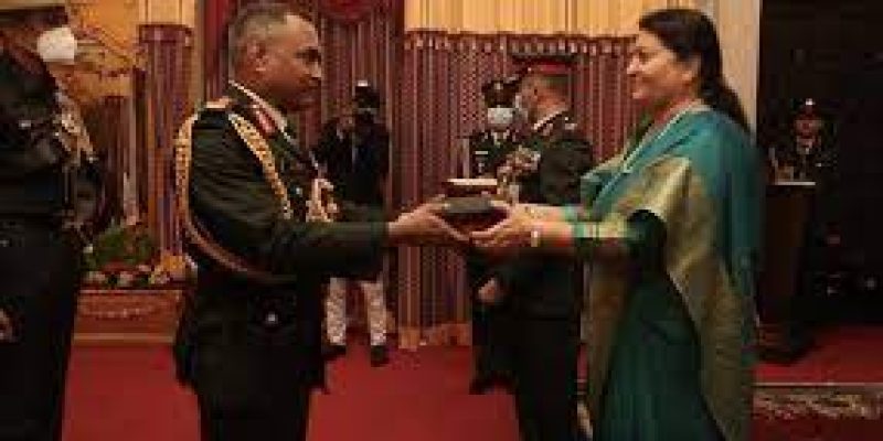 Indian Army Chief Manoj Pande conferred honorary rank of Nepal Army General