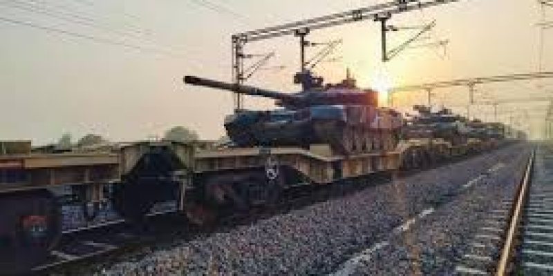 Indian Army holds trial run of train on Dedicated Freight Corridor