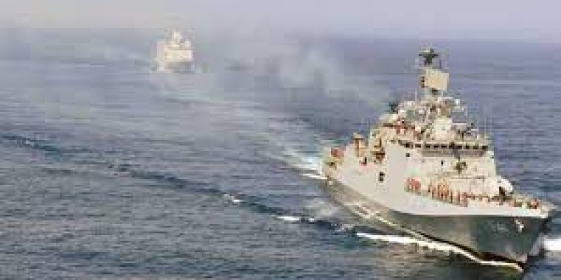 Indian Naval Ship Tabar arrives at St Petersburg, Russia