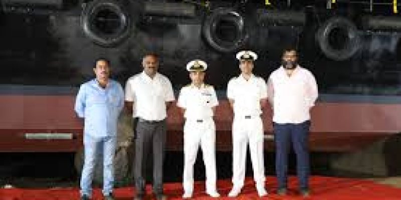 Indian Navy Launches Eighth MCA Barge, LSAM 11