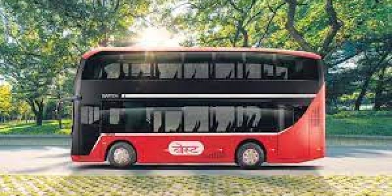 India’s First AC Double Decker Electric Bus Introduced in Mumbai