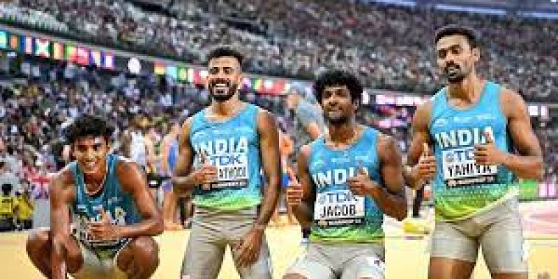 India’s Men’s Relay Team Finishes Fifth at World Athletics Championship