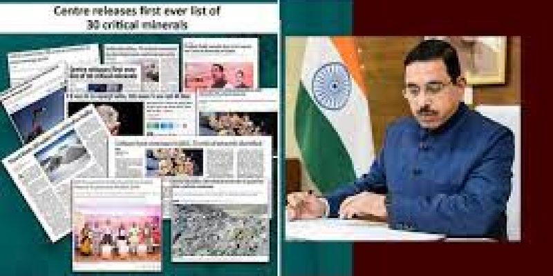 India’s first-ever report on Critical Minerals for India unveiled