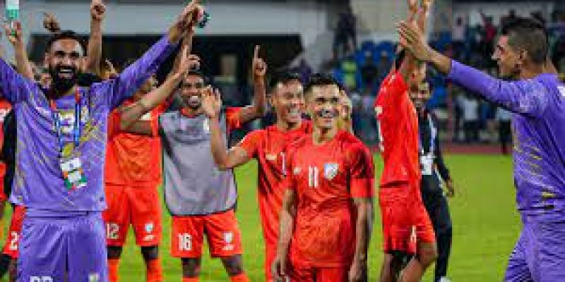 India’s national men’s football team reached the 100th spot in the FIFA world rankings.