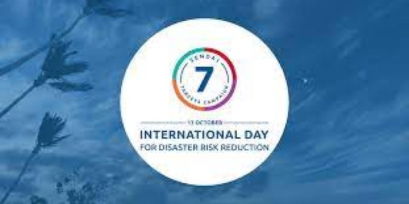International Day for Disaster Risk Reduction 2022 observed on 13 October