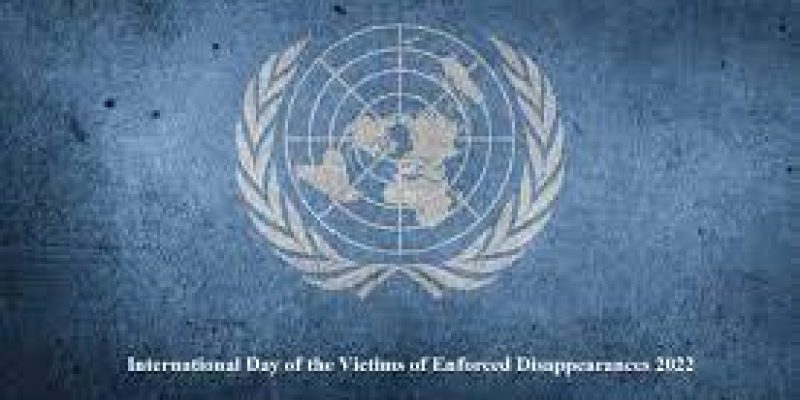International Day of the Victims of Enforced Disappearances 2023, 30 August