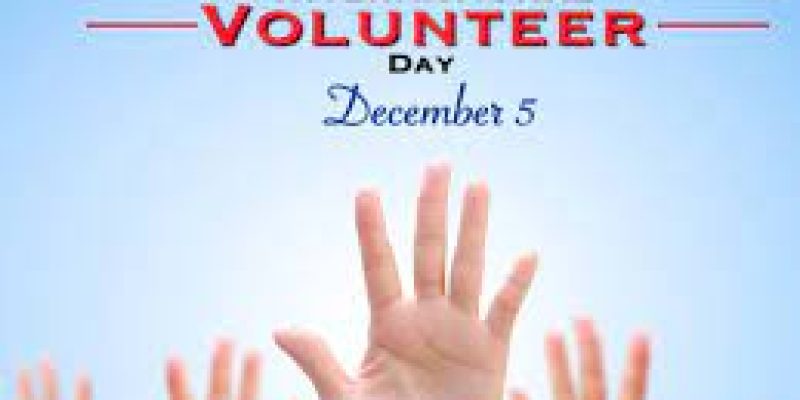 International Volunteer Day for Economic and Social Development: 5 December