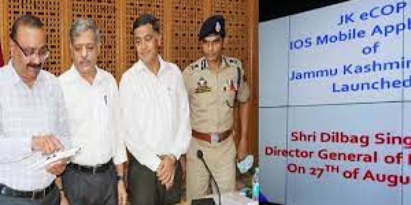 J&K Police launches online mobile application ‘JK Ecop’