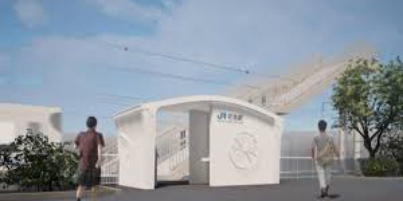 Japan Builds World’s First 3D-Printed Train Station in Record Time