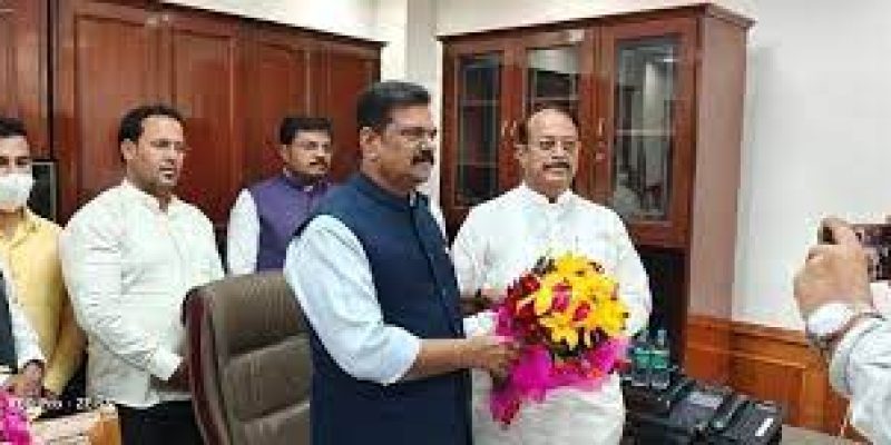 Kapil Moreshwar Patil took charge as MoS in the Ministry of Panchayati Raj
