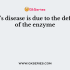 Farber’s disease is due to the deficiency of the enzyme