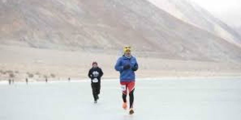 Ladakh sets Guinness world record for 21-km long frozen lake marathon