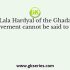 Lala Hardyal of the Ghadar movement cannot be said to have