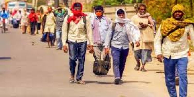 MP launched Charan Paduka initiative for migrant labourers