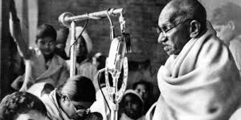 Mahatma Gandhi criticized people for polluting rivers 100 years ago