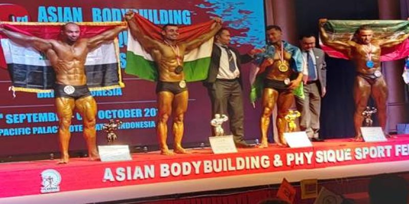Maj AQ Khan Won Silver Medal in 53rd Asian Body Building and Physique Sports Championship 2019