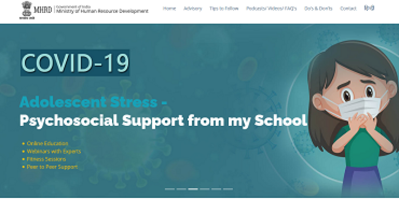 Manodarpan provides psychosocial support to students for Mental Health and Well-being
