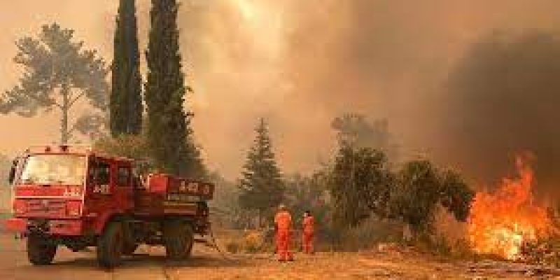 Massive wildfires in southern Turkey