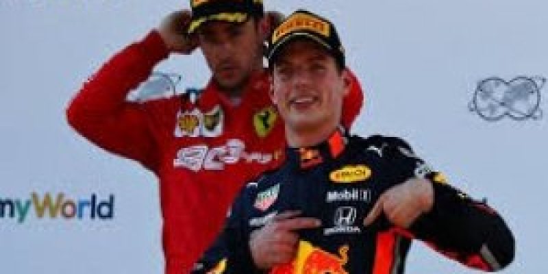 Max Verstappen wins thriller after late pass on Charles Leclerc
