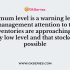 The overall objective of inventory control is, therefore, to maintain inventory levels so that the total of the ______________ costs is minimised.