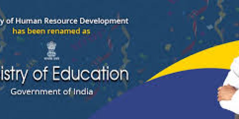 Ministry of HRD officially renamed as Ministry of Education