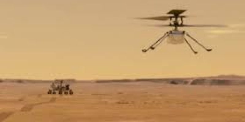 NASA’s Ingenuity Helicopter Takes Flight on Mars