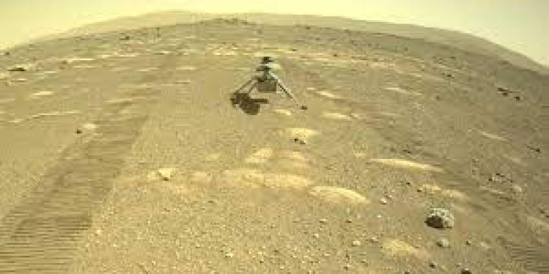 NASA’s Mars Ingenuity Helicopter Drops on Surface of Red Planet