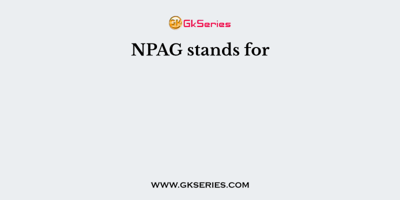 NPAG stands for