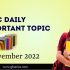 UPSC Daily Static Quiz: 3rd November 2022
