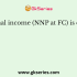 National income refers to