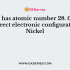 A neutral atom of an element has 2 electrons in the first energy level, 8 in the second energy level and 8 in the third energy level. This information does not necessarily tell us