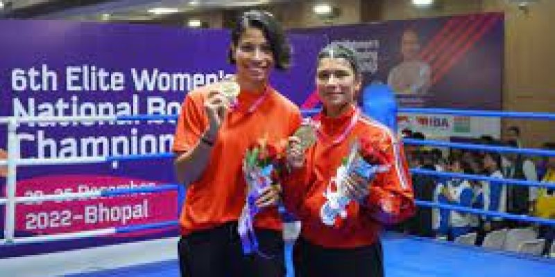 Nikhat Zareen & Lovlina Borgohain win gold medals at the Elite National Women’s Boxing Championships