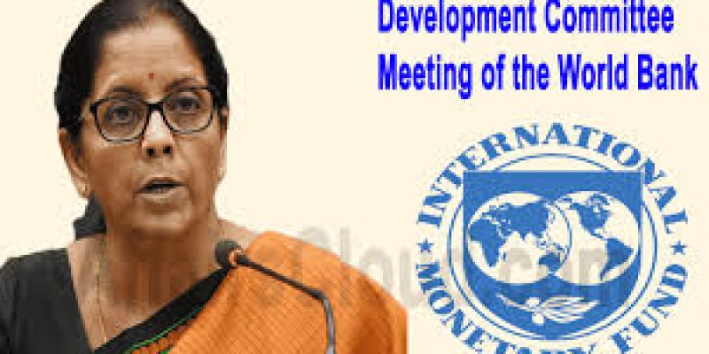 Nirmala Sitharaman attends the 101st Development Committee Meeting: IMF