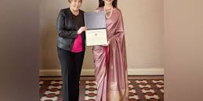 Nita Ambani Honored with Governor of Massachusetts’ Citation