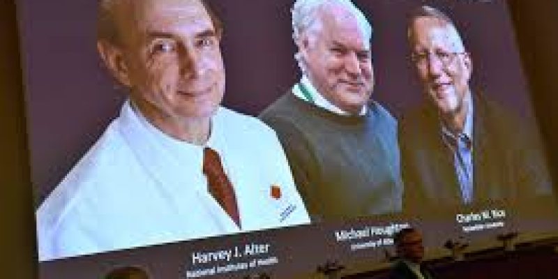 Nobel Prize for Medicine for discovery of Hepatitis C virus